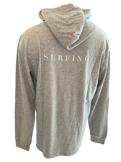 Camiseta Capucha-Surfing gris